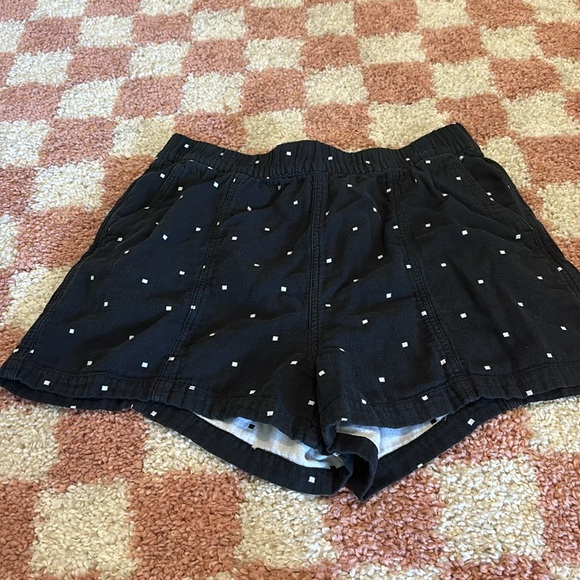 Madewell Navy Polka Dot Shorts - Picture 2 of 7
